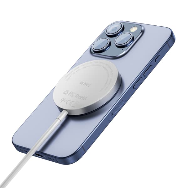 WIWU trådløs ladeplate med 15 W hurtiglading og USB-C-kontakt