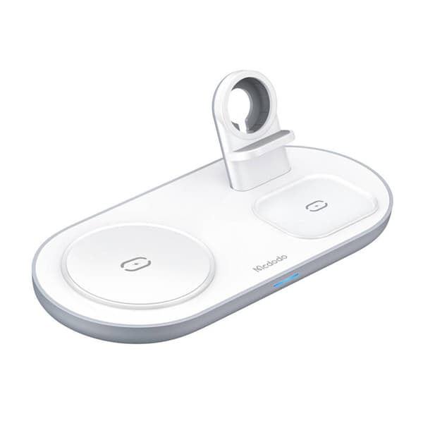 Trådløs oplader Mcdodo CH-7060 3 i 1 15W (mobil/TWS/Apple watch) (hvid)
