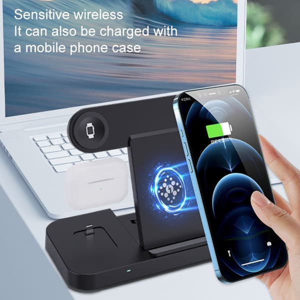 Ladestasjon for Mobil, Smartwatch & Hodetelefoner – Induksjon