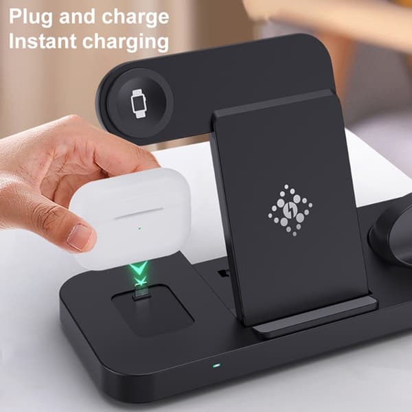 Ladestasjon for Mobil, Smartwatch & Hodetelefoner – Induksjon