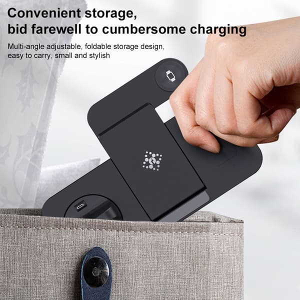 Ladestasjon for Mobil, Smartwatch & Hodetelefoner – Induksjon