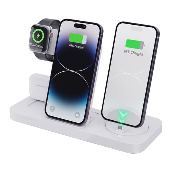 Ladestasjon for Mobil, Smartwatch & Hodetelefoner – Induksjon