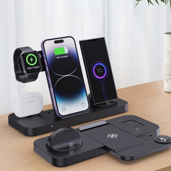 Ladestasjon for Mobil, Smartwatch & Hodetelefoner – Induksjon