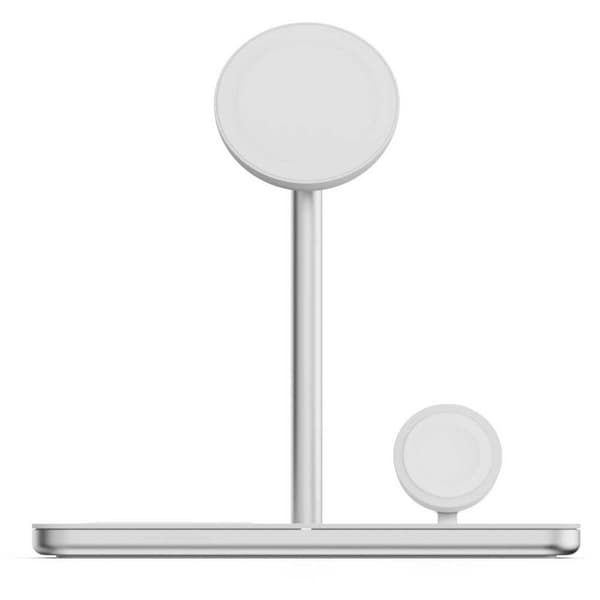 Linq 3 In 1 Qi2 Usb-väggladdare Silver, Vit