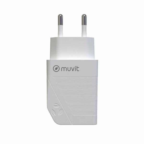 Vægoplader Muvit MCACC0012 20 W Hvid Sort