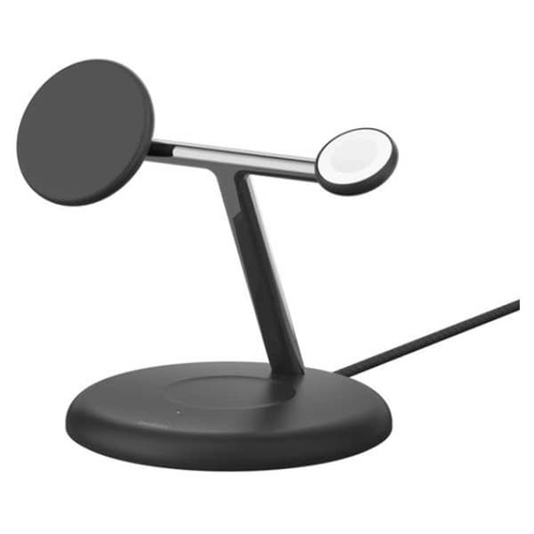 Belkin Wiz023vfwh 3 In 1 Qi2 15w Trådløs Oplader Hvid