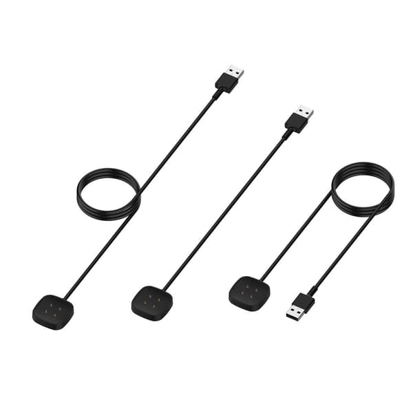 INF Fitbit Versa 4/Sense 2 magnetisk ladekabel (officielt)