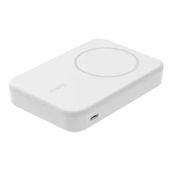 Belkin Qi2 Magsafe 8.000mah Powerbank Hvid