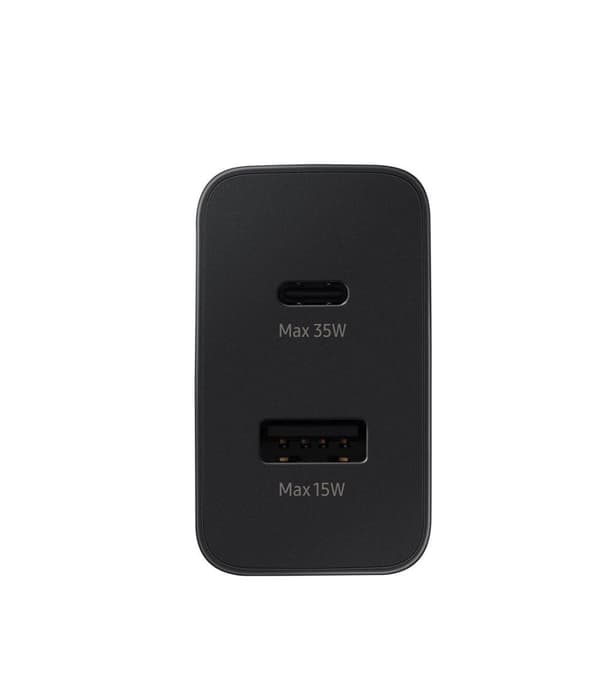 Samsung 35W PD Strömadapter Duo (USB-C, USB-A) Väggladdare -Svart
