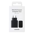 Miniatyrbild 1 av 4: Samsung 35W PD Strömadapter Duo (USB-C, USB-A) Väggladdare -Svart