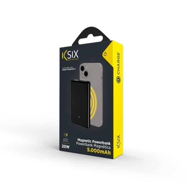 Powerbank KSIX Grå 5000 mAh Grå