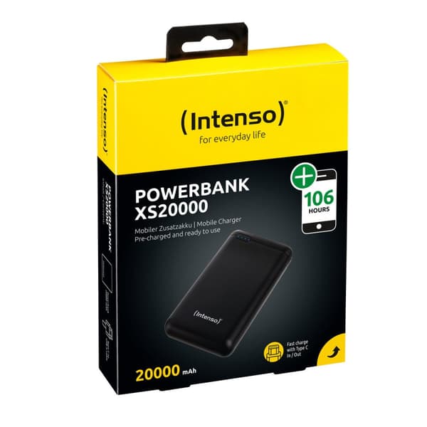 Powerbank INTENSO XS20000 Sort 20000 mAh Sort