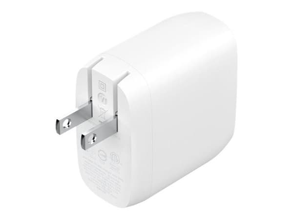 Säkerhetsladdare - Belkin - BoostCharge Pro - 2 USB-C-portar - 2 x 30W - Snabbladdning