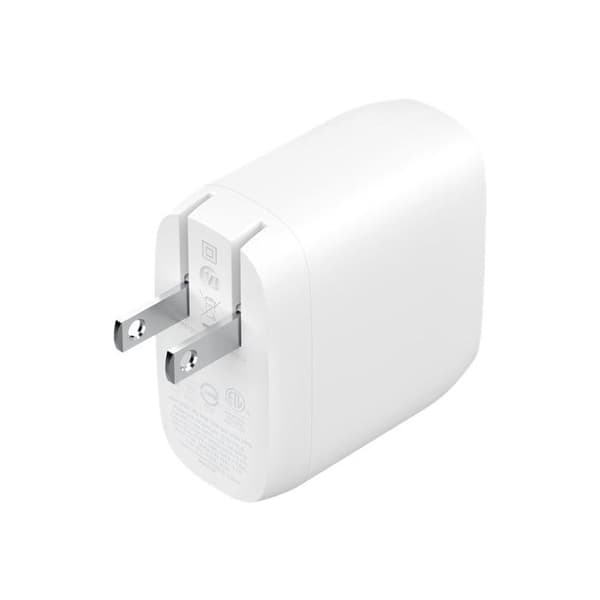 Säkerhetsladdare - Belkin - BoostCharge Pro - 2 USB-C-portar - 2 x 30W - Snabbladdning