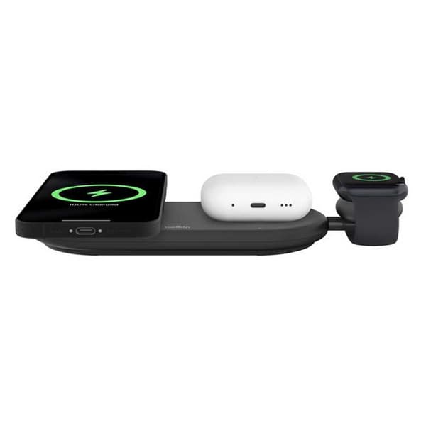 Belkin Boost Charge™ Qi2 Pro 3 In 1 15w Trådløs Oplader