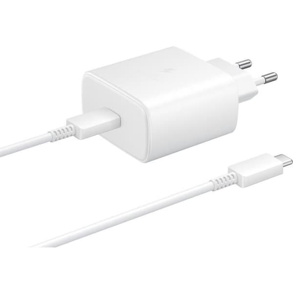 Laddare - Samsung - EP-TA845 - Vit - Snabbladdning - USB-C
