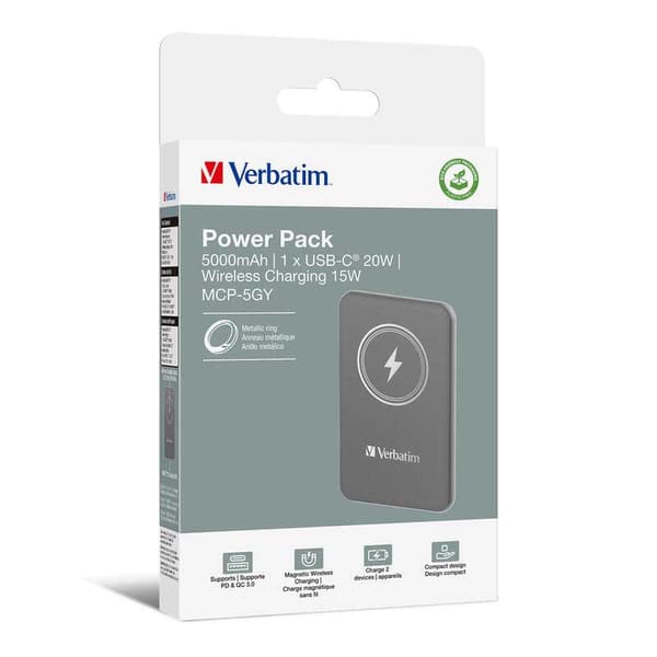 Verbatim Wireless Charger 5.000mah Powerbank