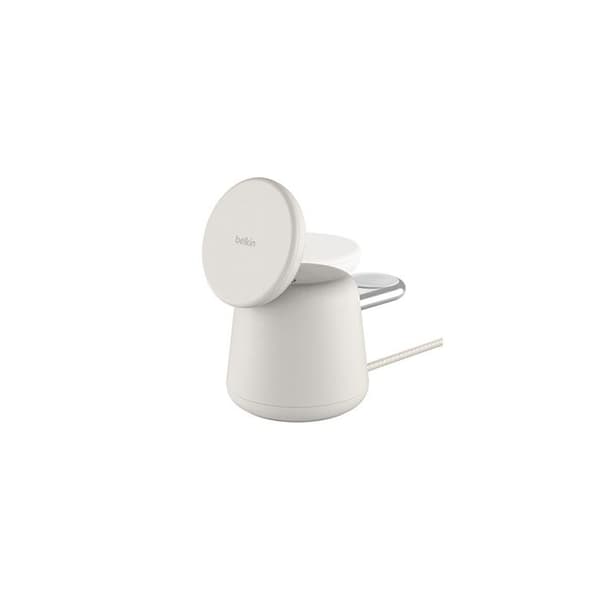 Trådlös laddningsstation - Belkin - BoostCharge Pro 2-in-1 - 15 Watt - med MagSafe - Certifierad MFI