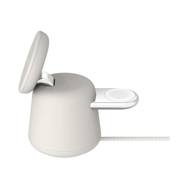 Trådlös laddningsstation - Belkin - BoostCharge Pro 2-in-1 - 15 Watt - med MagSafe - Certifierad MFI Slipa