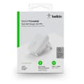Miniatyrbild 4 av 4: BELKIN AC-LADDARE DUAL PORT 37W 25W USB-C PD PPS + 12W USB-A B