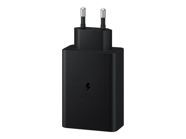 SAMSUNG trippel USB-laddare A+C+C PD 65W (35W+25W+5W) Svart