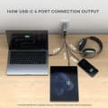 Miniatyrbild 2 av 4: USB-C-laddare - Satechi - 145W - GaN-teknologi - 4 portar - Rymdgrå