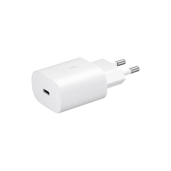 Universal Smartphone Nätladdare USB-C 15W Snabbladdning 2A Samsung Vit