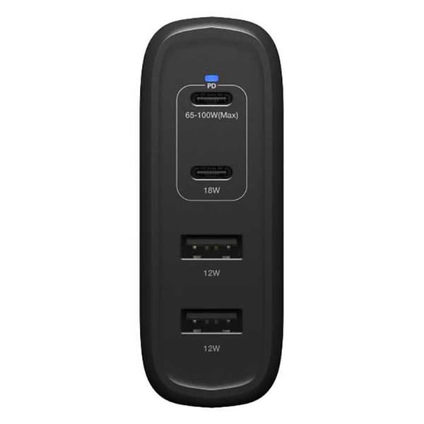 Otterbox Usb-c Og Usb-c Vægoplader 100w Sort