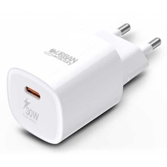 Urban Factory Usb-a- Och Usb-c-väggladdare 30w Durchsichtig