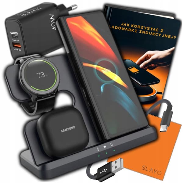 Nopea induktiivinen langaton laturi Samsung 3in1 Charles S380 Slayolle
