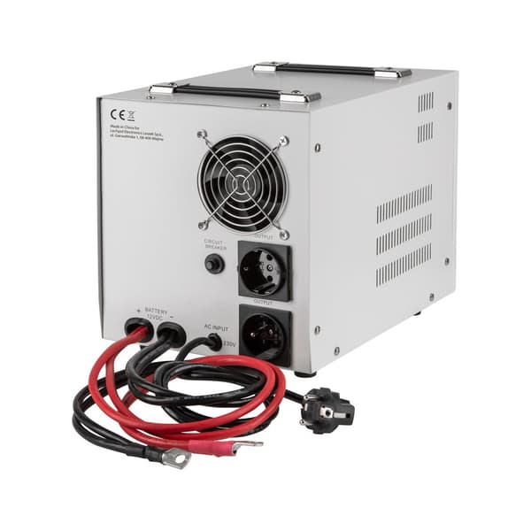 Nødstrømforsyning KEMOT PROsinus-2000 konverter med ren sinusbølge og ladefunktion 12V 230V 2000VA/1200W