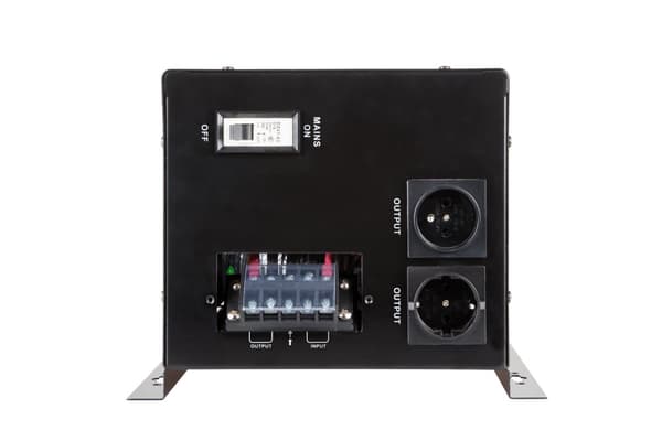 KEMOT PROsinus-2200 vægmonteret nødstrømforsyning, ren sinusbølgeomformer med ladefunktion 12V 230V 2200VA/1600W