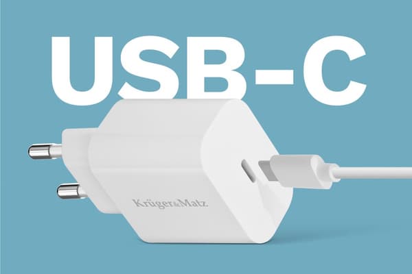 Kruger&Matz netoplader med Power Delivery funktion