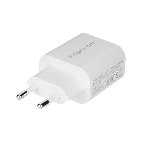 Kruger&Matz netoplader med Power Delivery funktion