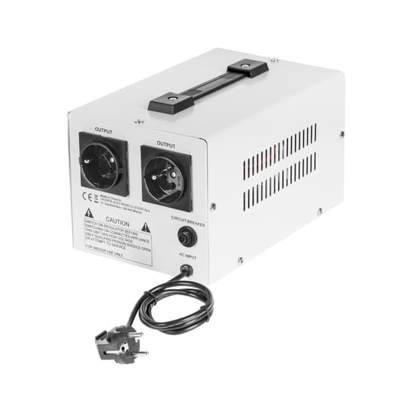 Automatisk spänningsregulator KEMOT MSER-1000 (1000 VA, servomotor)