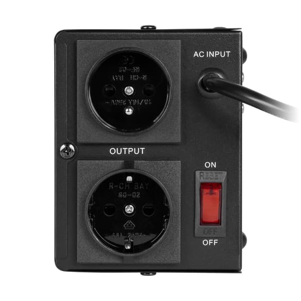 Automatisk spänningsregulator KEMOT SER-2000-W, precision 8%