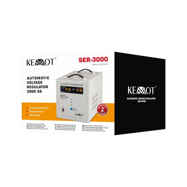 KEMOT SER-3000 automatisk spänningsstabilisator