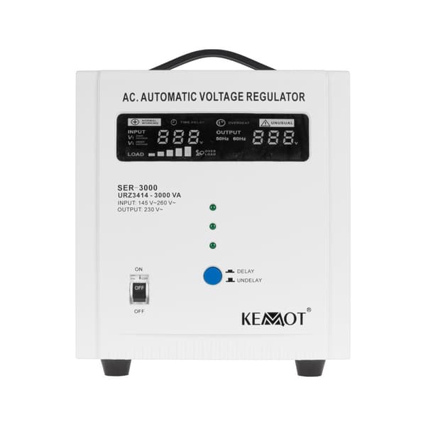 KEMOT SER-3000 automatisk spänningsstabilisator