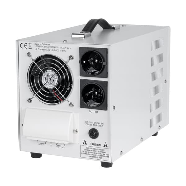 Automatisk spændingsregulator KEMOT SER-5000-S, præcision 8%