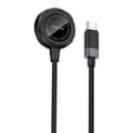 Miniatyrbild 3 av 3: Foneng W02 trådlös laddare för Apple Watch 2.5W, 1m (svart)