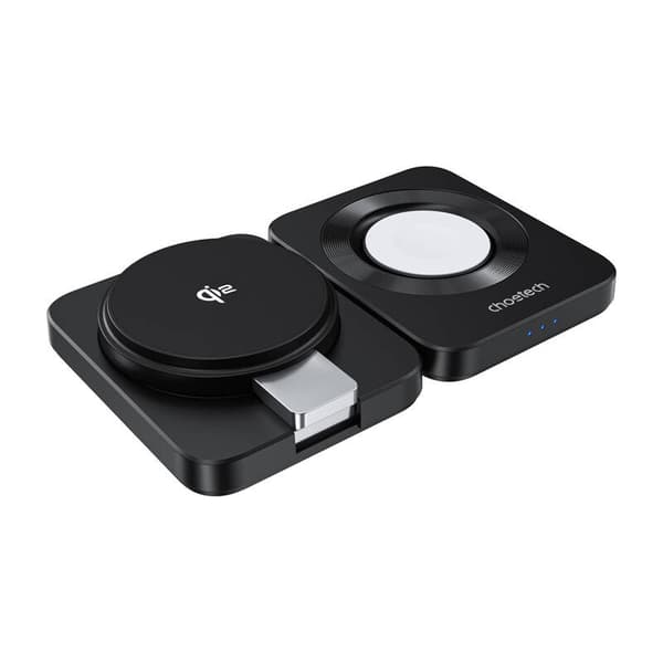 Sammenleggbar 3-i-1 magnetisk lader Choetech Qi2