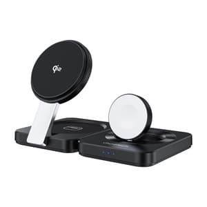 Sammenleggbar 3-i-1 magnetisk lader Choetech Qi2
