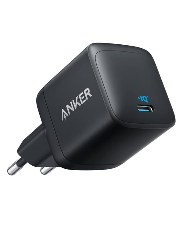 Anker 313 USB-C 45W Ace Laddare, Stöder ultra-snabb laddning Svart