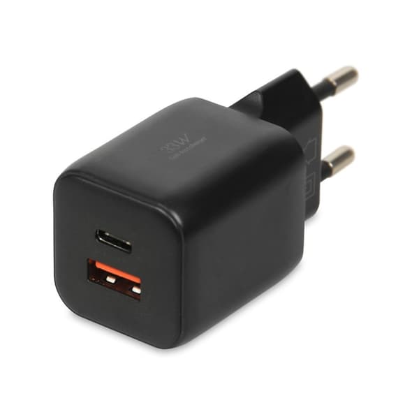 iBOX C-42 GaN PD33W Vægoplader, Sort