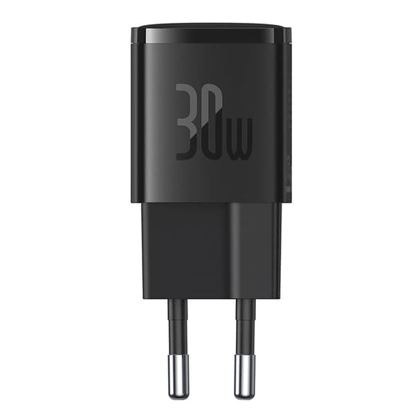 Baseus Cube Pro 30W USB-laturi USB-C- ja GaN-tekniikalla - Svart
