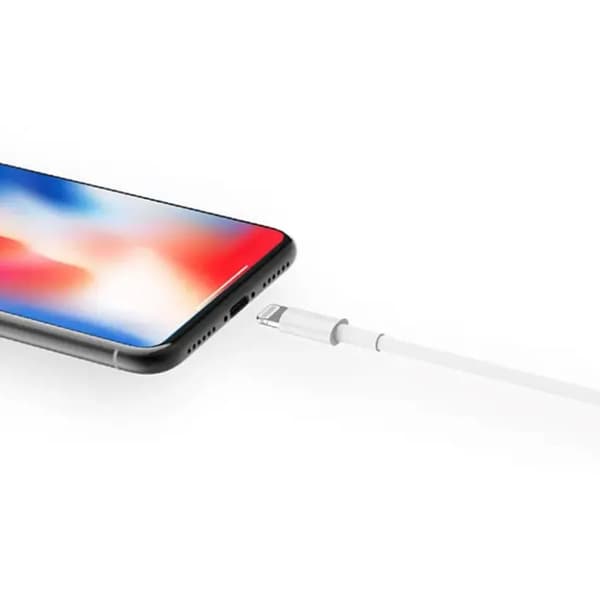 SiGN iPhone USB-C PD Snabbladdare 20W med  USB-C till Lightning kabel, 2m - Vit