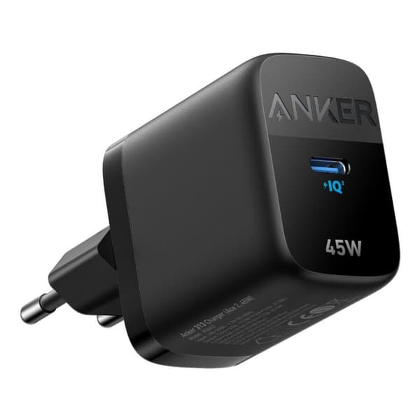 Vægoplader Anker 312 ace 2 Sort 45 W