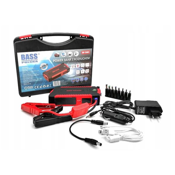 Powerbank med jumpstart 19000 mAh, 500 - 1000 A