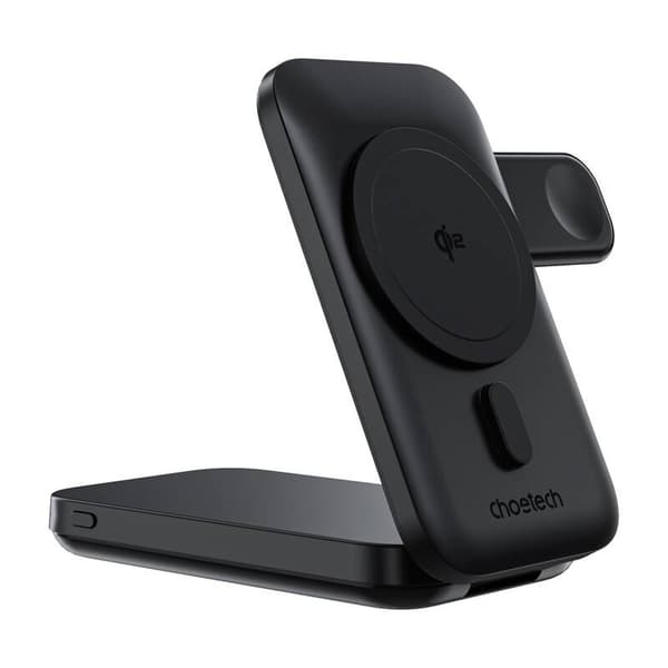 3-i-1 Mag Oplader Holder Choetech B750 10000mAh Qi2 (sort)