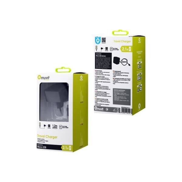 MUVIT Reseladapter 2.4 A (Lightning)